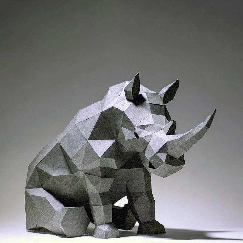 Rhino    , 3D  ο  ,    ŰƮ, DIY  , â   峭, 65cm